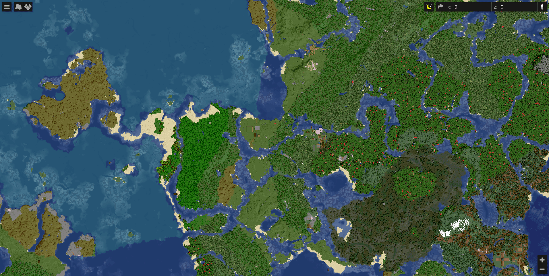 Peta dunia Survival Gaprok Network